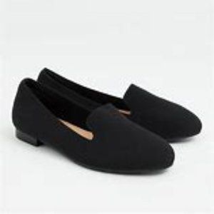 Torrid Black Stretch Knit Loafer (WW)